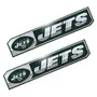 Fan Mats New York Jets 2 Piece Heavy Duty Aluminum Embossed Truck Emblem Set