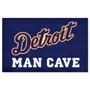 Fan Mats Detroit Tigers Man Cave Ultimat Rug - 5Ft. X 8Ft.