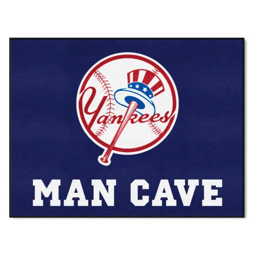 Fan Mats New York Yankees Man Cave All-Star Rug - 34 In. X 42.5 In.