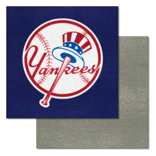 Fan Mats New York Yankees Team Carpet Tiles - 45 Sq Ft.
