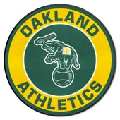 Fan Mats Oakland Athletics Roundel Rug - 27In. Diameter