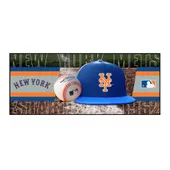 Fan Mats New York Mets Baseball Runner Rug - 30In. X 72In.