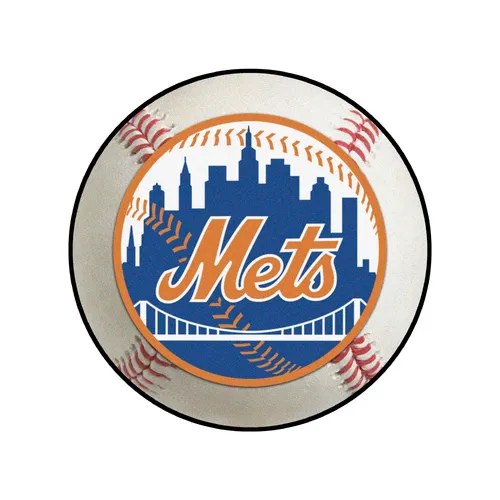 Fan Mats New York Mets Baseball Rug - 27In. Diameter