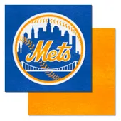 Fan Mats New York Mets Team Carpet Tiles - 45 Sq Ft.