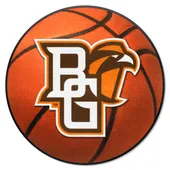 Fan Mats Bowling Green Falcons Basketball Rug - 27In. Diameter