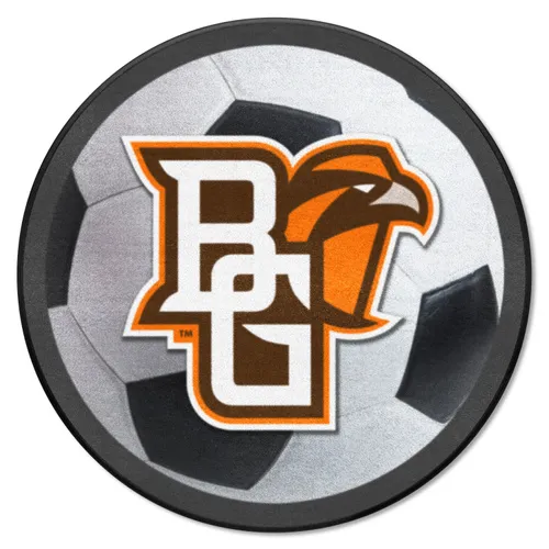 Fan Mats Bowling Green Falcons Soccer Ball Rug - 27In. Diameter