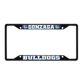 Fan Mats Gonzaga Bulldogs Metal License Plate Frame Black Finish