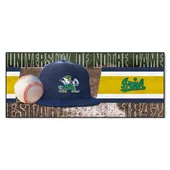 Fan Mats Notre Dame Fighting Irish Baseball Runner Rug - 30In. X 72In.