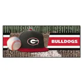 Fan Mats Georgia Bulldogs Baseball Runner Rug - 30In. X 72In.