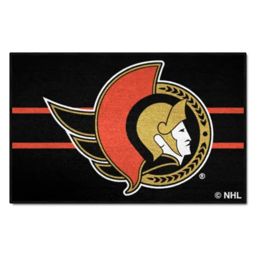 Fan Mats Ottawa Senators Starter Accent Rug - 19In. X 30In. Uniform Alternate Design