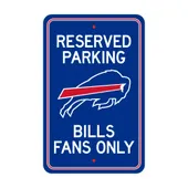 Fan Mats Buffalo Bills Team Color Reserved Parking Sign Decor 18In. X 11.5In. Lightweight