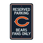 Fan Mats Chicago Bears Team Color Reserved Parking Sign Decor 18In. X 11.5In. Lightweight