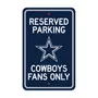 Fan Mats Dallas Cowboys Team Color Reserved Parking Sign Decor 18In. X 11.5In. Lightweight