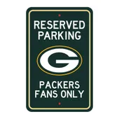 Fan Mats Green Bay Packers Team Color Reserved Parking Sign Decor 18In. X 11.5In. Lightweight