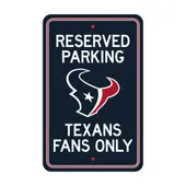 Fan Mats Houston Texans Team Color Reserved Parking Sign Decor 18In. X 11.5In. Lightweight