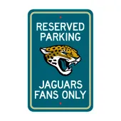 Fan Mats Jacksonville Jaguars Team Color Reserved Parking Sign Decor 18In. X 11.5In. Lightweight