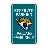 Fan Mats Jacksonville Jaguars Team Color Reserved Parking Sign Decor 18In. X 11.5In. Lightweight