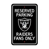 Fan Mats Las Vegas Raiders Team Color Reserved Parking Sign Decor 18In. X 11.5In. Lightweight