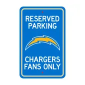 Fan Mats Los Angeles Chargers Team Color Reserved Parking Sign Decor 18In. X 11.5In. Lightweight