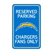 Fan Mats Los Angeles Chargers Team Color Reserved Parking Sign Decor 18In. X 11.5In. Lightweight