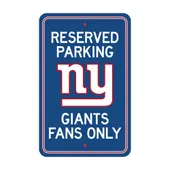 Fan Mats New York Giants Team Color Reserved Parking Sign Decor 18In. X 11.5In. Lightweight