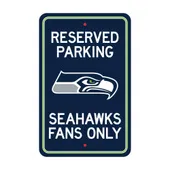 Fan Mats Seattle Seahawks Team Color Reserved Parking Sign Decor 18In. X 11.5In. Lightweight