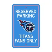 Fan Mats Tennessee Titans Team Color Reserved Parking Sign Decor 18In. X 11.5In. Lightweight