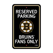 Fan Mats Boston Bruins Team Color Reserved Parking Sign Decor 18In. X 11.5In. Lightweight