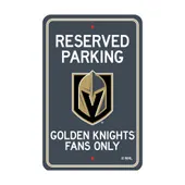 Fan Mats Vegas Golden Knights Team Color Reserved Parking Sign Decor 18In. X 11.5In. Lightweight