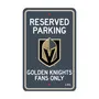 Fan Mats Vegas Golden Knights Team Color Reserved Parking Sign Decor 18In. X 11.5In. Lightweight