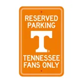 Fan Mats Tennessee Volunteers Team Color Reserved Parking Sign Decor 18In. X 11.5In. Lightweight