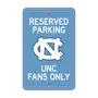 Fan Mats North Carolina Tar Heels Team Color Reserved Parking Sign Decor 18In. X 11.5In. Lightweight