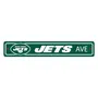 Fan Mats New York Jets Team Color Street Sign Decor 4In. X 24In. Lightweight