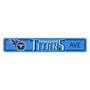 Fan Mats Tennessee Titans Team Color Street Sign Decor 4In. X 24In. Lightweight
