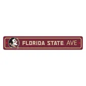 Fan Mats Florida State Seminoles Team Color Street Sign Decor 4In. X 24In. Lightweight