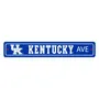 Fan Mats Kentucky Wildcats Team Color Street Sign Decor 4In. X 24In. Lightweight