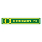 Fan Mats Oregon Ducks Team Color Street Sign Decor 4In. X 24In. Lightweight