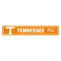 Fan Mats Tennessee Volunteers Team Color Street Sign Decor 4In. X 24In. Lightweight