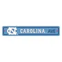 Fan Mats North Carolina Tar Heels Team Color Street Sign Decor 4In. X 24In. Lightweight