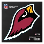 Fan Mats Arizona Cardinals Large Team Logo Magnet 10" (8.8046"X9.2077")