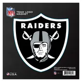 Fan Mats Las Vegas Raiders Large Team Logo Magnet 10" (7.1687"X7.622")