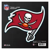 Fan Mats Tampa Bay Buccaneers Large Team Logo Magnet 10" (8.6192"X7.7048")