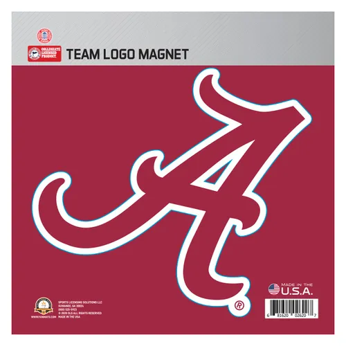 Fan Mats Alabama Large Team Logo Magnet 10" (8.6654"X7.7067")