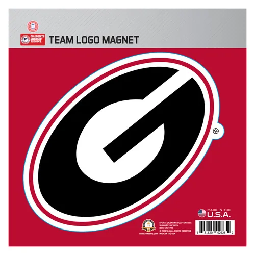 Fan Mats Georgia Large Team Logo Magnet 10" (8.7676"X7.5217")