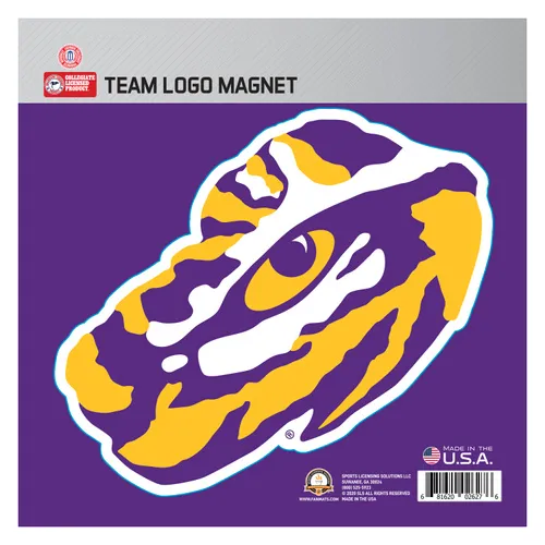 Fan Mats Lsu Tigers Large Team Logo Magnet 10" (8.6021"X8.587")