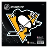 Fan Mats Pittsburgh Penguins Penguins Large Team Logo Magnet 10" (8.1894"X7.7957")