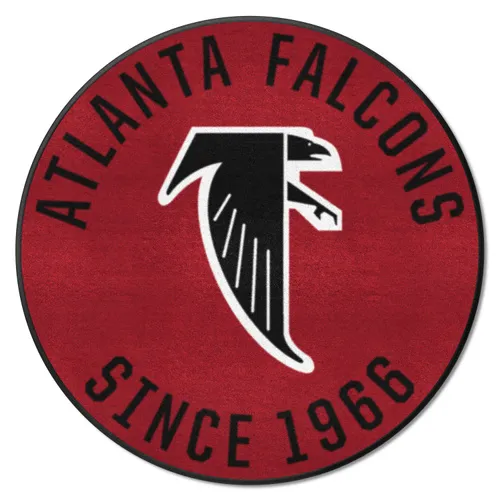 Fan Mats Atlanta Falcons Roundel Rug - 27In. Diameter