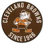 Fan Mats Cleveland Browns Roundel Rug - 27In. Diameter