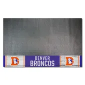 Fan Mats Denver Broncos Vinyl Grill Mat - 26In. X 42In.