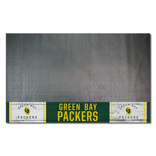 Fan Mats Green Bay Packers Vinyl Grill Mat - 26In. X 42In.